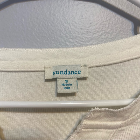 Sundance Women’s Cream Long Sleeve with Pattern Detailing on Sleeve Size S - Picture 5 of 6